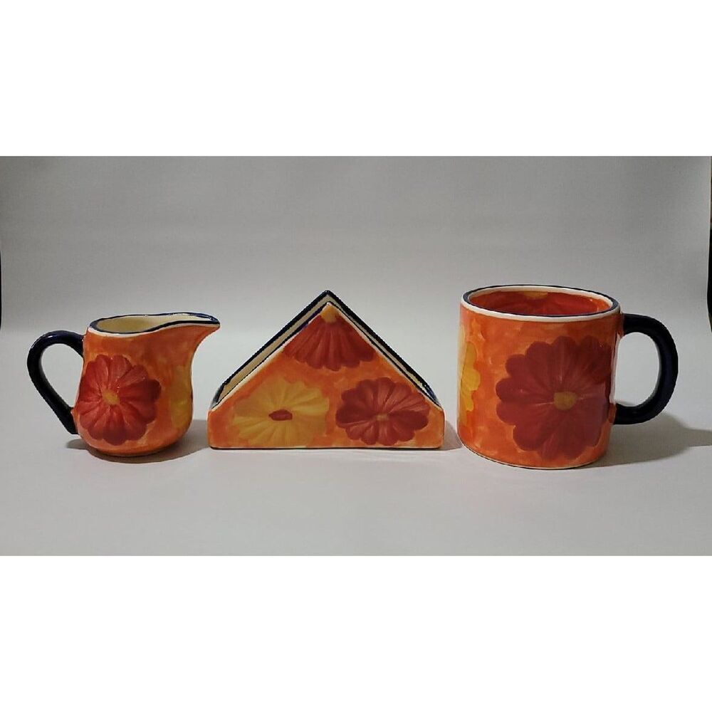 TIERRA FINA Mug Creamer Napkin Holder